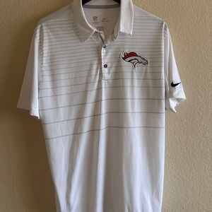 NFL White Polo Shirt with Team Logo